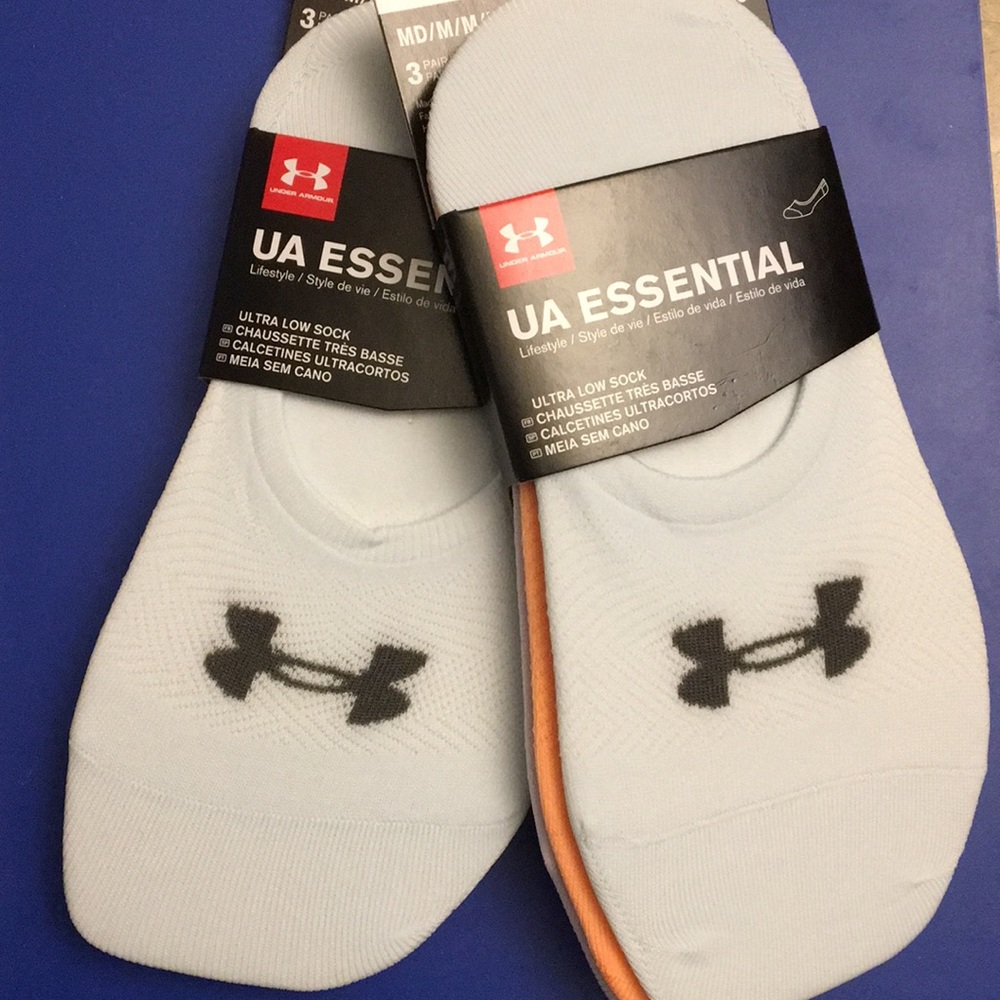 Under armour essential ultra low socks 6 pairs NWT